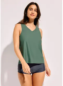Tankini + baddräktsöverdel (3 delar), bonprix