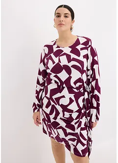 Jerseyklänning i mjuk viskosmix, bonprix