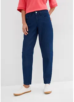 Barrel Jeans Mid Waist, ekologisk bomull, bonprix