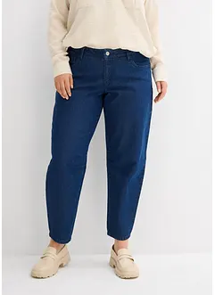 Barrel Jeans Mid Waist, ekologisk bomull, bonprix