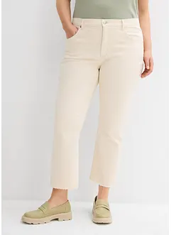 Flared Jeans High Waist, cropped, bonprix
