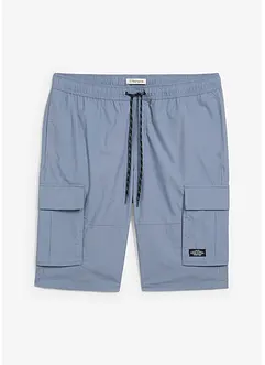 Dra på-bermudas i cargomodell med bekväm snitt, Regular Fit, bonprix