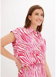Mönstrad blus, bonprix