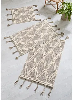 Badrumsmatta med dekorativa fransar, bonprix