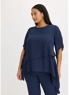 Lång blus i lager på lager-stil, bonprix