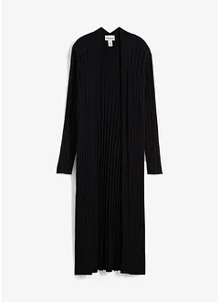 Lång cardigan med sidenandel, bonprix