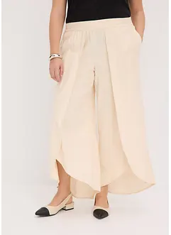Byxa i kortare modell med slits, bonprix
