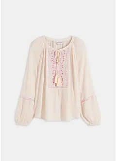 Oversizeblus med broderi, bonprix