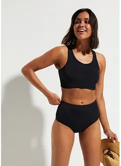 Bikini med BH-topp och omlottlook (2 delar), bonprix