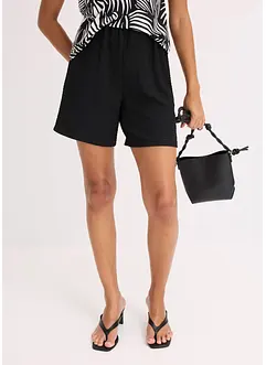 Jerseyshorts av lätt kräpp, bonprix