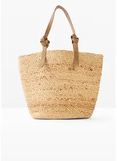Shoppingväska med halmlook, bonprix