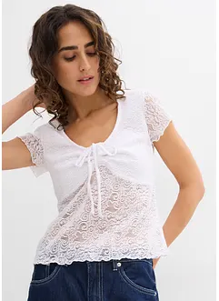 T-shirt i spets, bonprix