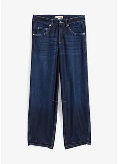 Jeans med medelhög midja och kortare ben, Super Soft, bonprix