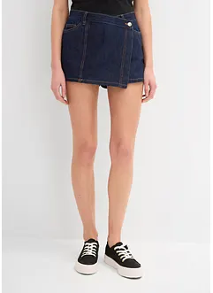 Byxkjol i jeanstyg, Mid Waist, bonprix