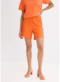 Jerseyshorts av lätt kräpp, bonprix