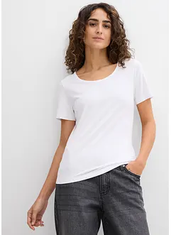 T-shirt av mjuk viskos (2-pack), bonprix