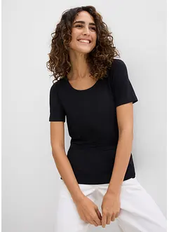 T-shirt av mjuk viskos (2-pack), bonprix
