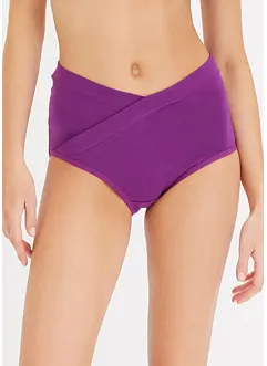 V-formad midjetrosa med ekologisk bomull (4-pack), bonprix