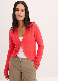 Kort cardigan med viskos, bonprix