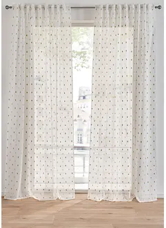 Gardin med broderi (1-pack), bonprix