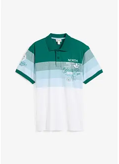 Kortärmad pikétröja i bomullsjersey, bonprix