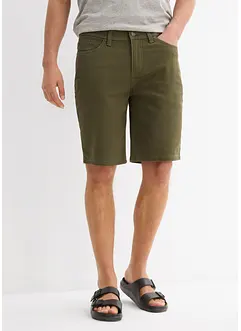 Stretchiga jeansbermudas (2-pack), Regular Fit, bonprix