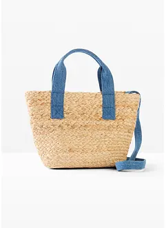 Shoppingväska med halmlook, bonprix