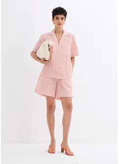 Skjortblus av ren bomull, bonprix