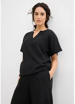 Oversizeblus med resår i nederkanten, bonprix