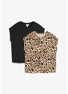 T-shirt i ren ekologisk bomull för barn (2-pack), bonprix