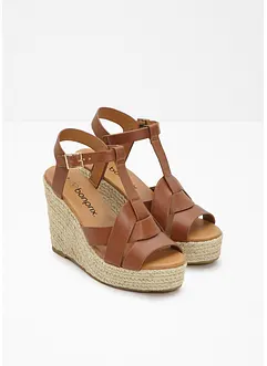 Sandalett med kilklack, bonprix