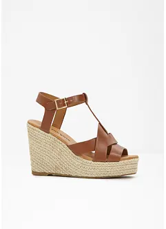 Sandalett med kilklack, bonprix