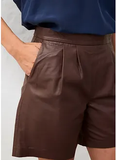 Skinnshorts av lammnappa, bonprix