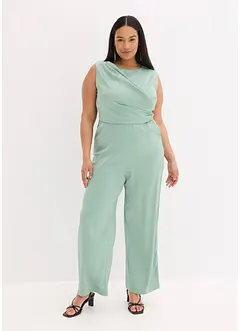 Jumpsuit i glänsande satin, bonprix