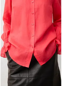 Skjortblus i rami, bonprix