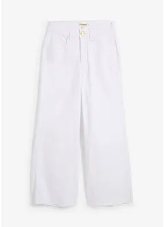 Wide Leg Jeans, High Waist, cropped, bonprix