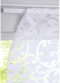 Burnout-panelgardin med rankor (1-pack), bonprix