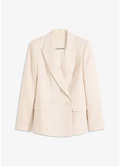 Kavaj med lyocell i krinklad stil, bonprix