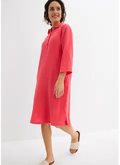Skjortklänning av mjuk bomullsmuslin, bonprix