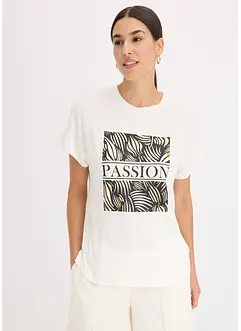 T-shirt med placerat tryck, bonprix