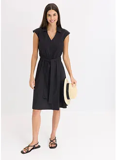 Blusklänning med knytskärp, bonprix