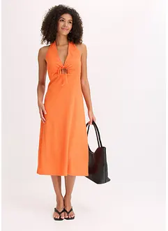 Jerseyklänning med cut-outs, bonprix