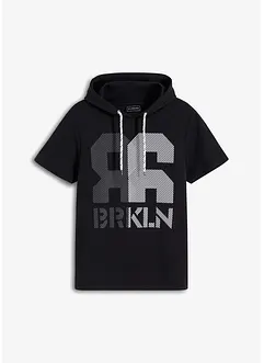 T-shirt med luva i tungt material, bonprix