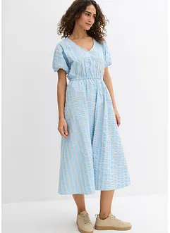 Klänning i luftig muslin, bonprix