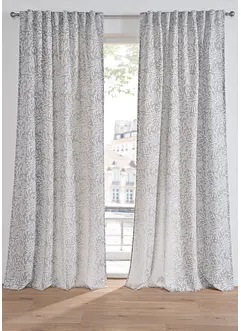 Mönstrad gardinlängd i jacquard (1-pack), bonprix