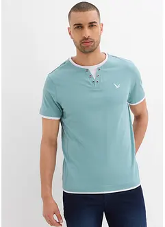 T-shirt med 2-i-1-look (2-pack), bonprix