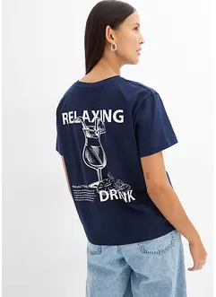 T-shirt i ren ekologisk bomull, bonprix