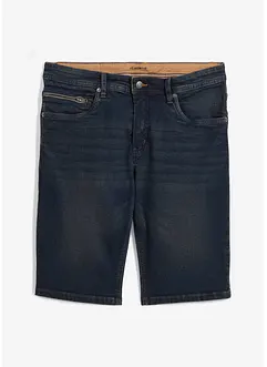 Stretchiga jeansshorts, smal passform, bonprix