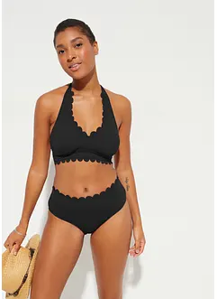 Halterneckbikini (2 delar) med återvunnen polyamid, bonprix