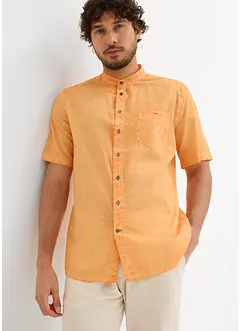 Kortärmad skjorta med tvättad look, bonprix